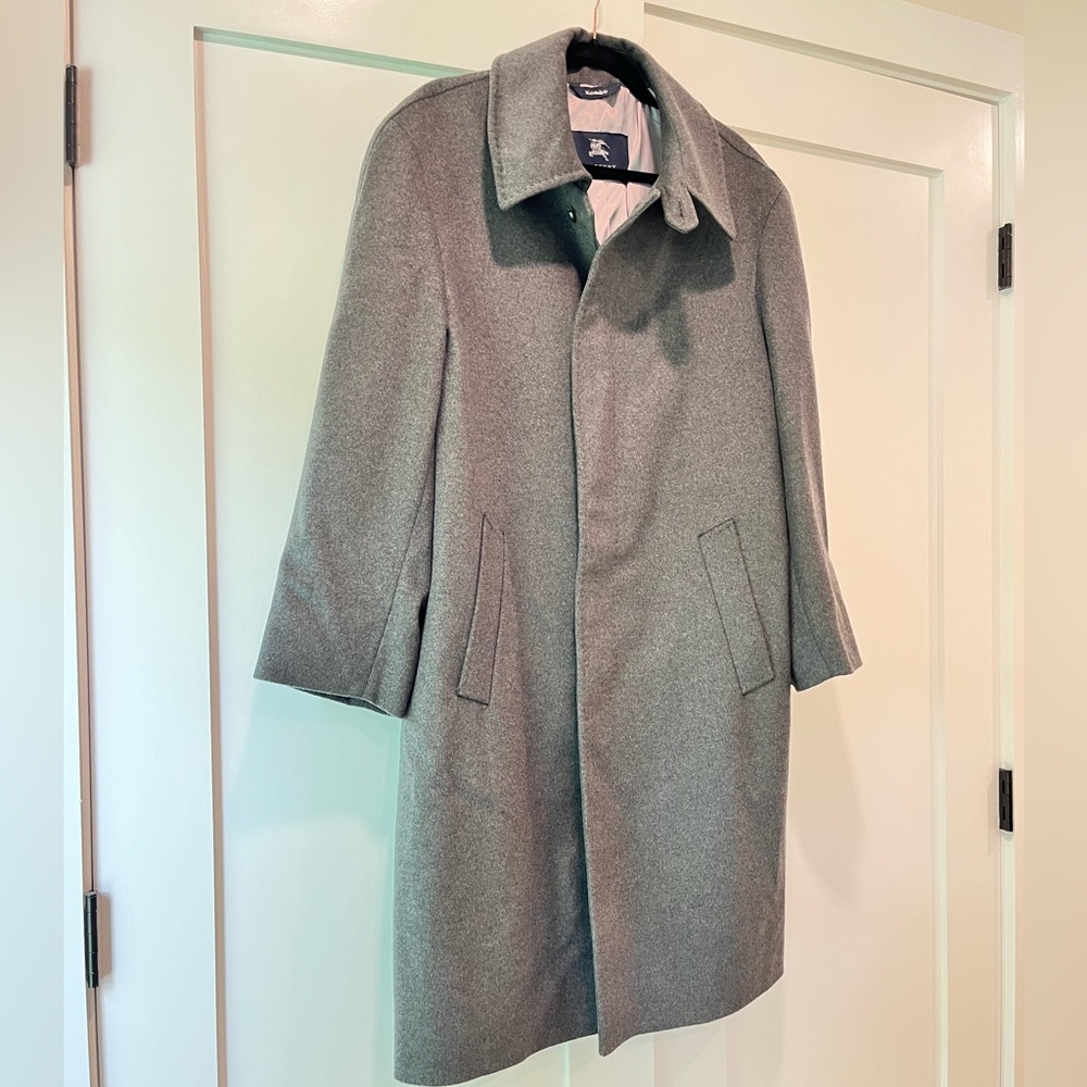 Burberry London dark gray men’s coat size 40R - Picture 2 of 11